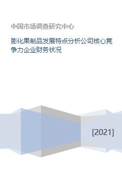 膨化果制品發(fā)展特點分析公司核心競爭力企業(yè)財務(wù)狀況